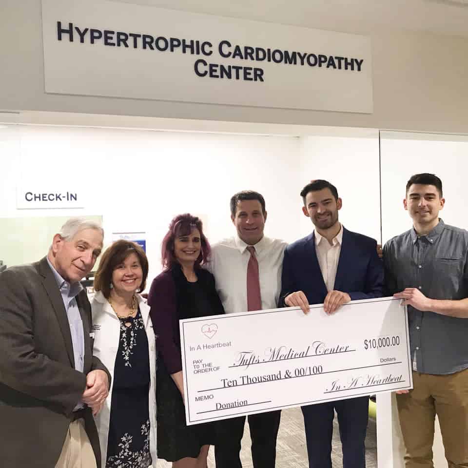 In 2018, In A Heartbeat donated $10,000 to the Tufts Medical Center!