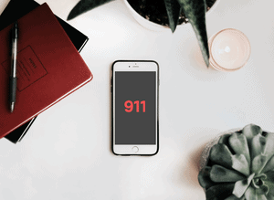 Mobile with 911 Number