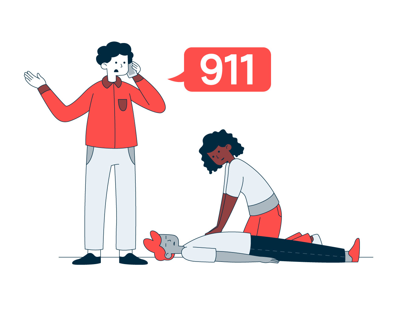 911 Call and CPR 